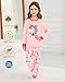 Mikrdoo Girls Pajamas Kids Pjs: 2 Piece Pink Unicorn Pajamas Girls Fashion Soft Long Sleeve Top and Pants Lovely Fall Pjs Set Size 5