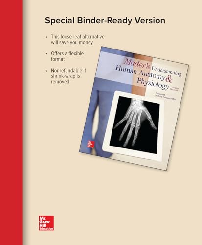 GEN COMBO LL MADERS UNDERSTANDING HUMAN ANATOMY & PHYSIOLOGY; CONNECT ACCESS CARD