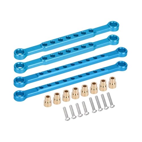 RC Upgrade Accessories for Traxxas for Slash 4x4 BL-2S 4WD All-Aluminum Sway Bar Set- Front & Rear Stabilizer Black Titanium BlueUpgrade Parts(Blue)