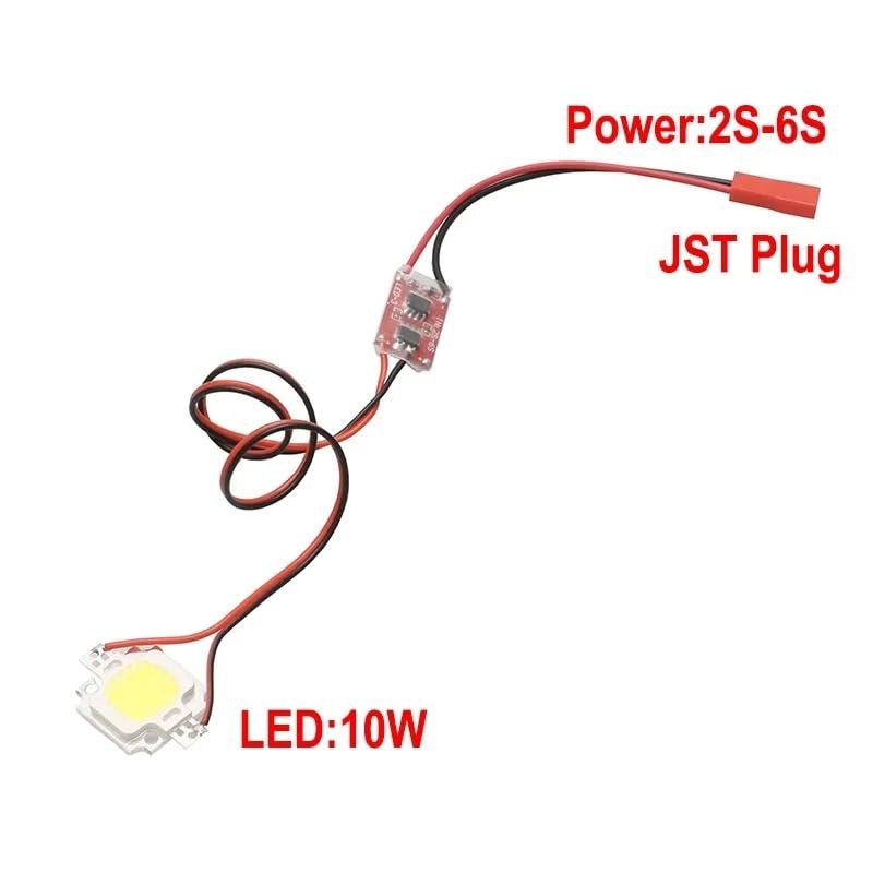 Luce stroboscopica a LED da 10 W 5-26 V Doppio flash singolo for drone RC