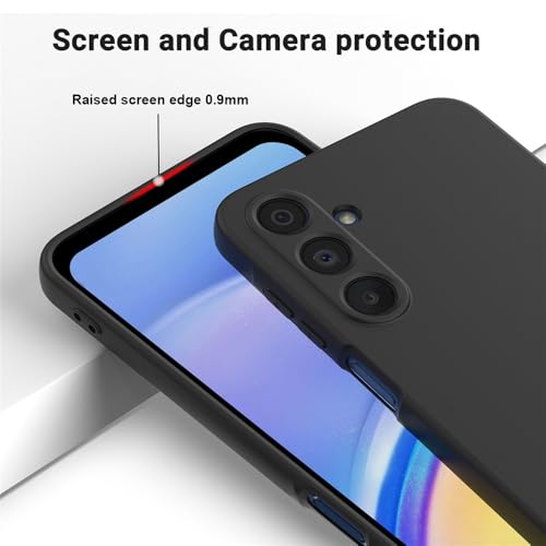 Image of Back Cover for Samsung Galaxy M16 5G / F16 5G | Full Camera Protection | Premium Liquid Silicon Case | Flexible Bumper Case for Samsung Galaxy M16 5G / F16 5G (Black)