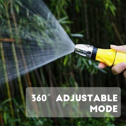 Image of HASTHIP 3Pcs Water Sprayer Gun Accessories Kit, High Pressure Spray Nozzle with 3 Modes, Quick Connect Hose Adapter, Faucet Adapter, for Car Washing, Lawn Watering, Irrigation