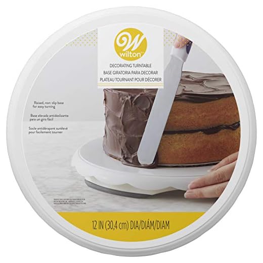 Wilton Base giratoria Decorar Tartas en Color Blanco