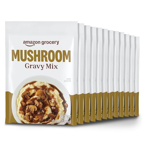 25% coupon - Amazon Mushroom Gravy Mix, 0.75oz, 12 pouches