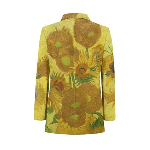 Oil Painting Printed Men Blazer Long Sleeve Blazer Jackets with Pockets Plus Size Suit Jacket Party Dress Blazer4