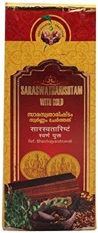 Saraswatharishtam With Gold 100 ML (Pack Of 1)| Ayurvedic Products | Ayurveda Products | Vaidyaratnam Products