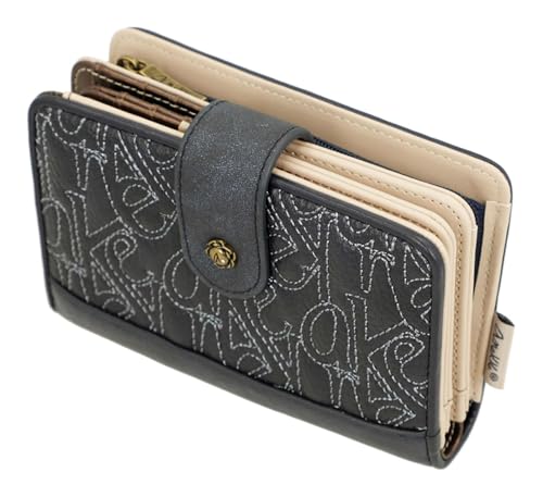 Billetero Mediano RFID Studio Cartera Tarjetero para Mujer y Hombre 6