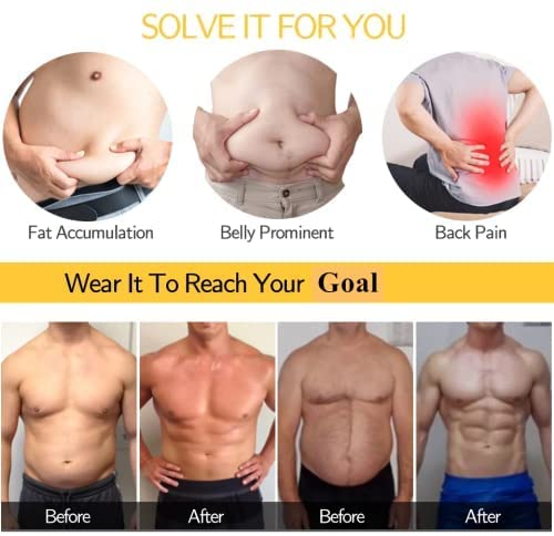 [Upgraded] Snatch Me Up Wrap Bandage,Adjustable Snatch Bandage Wrap,Waist Trainer For Men,Invisible Wrap Waist Trimmer Belt For Men(4M/13.2Ft,Black) #TOP3