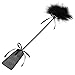 Vivilover Love Flirting Whip with Feather and Leather Slapper