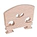 Jiayouy 12 pcs Fitted Violin Maple Bridge for 4/4 3/4 1/2 1/4 1/8 1/16 Violin Replacements Parts