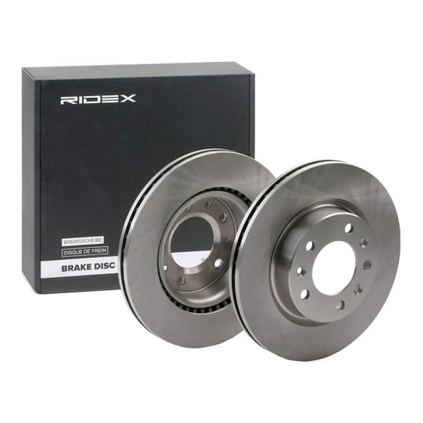 2 Dischi Freno Anteriori RIDEX Per KIA Rio, Picanto, Hyundai Accent – 256mm, Ventilati