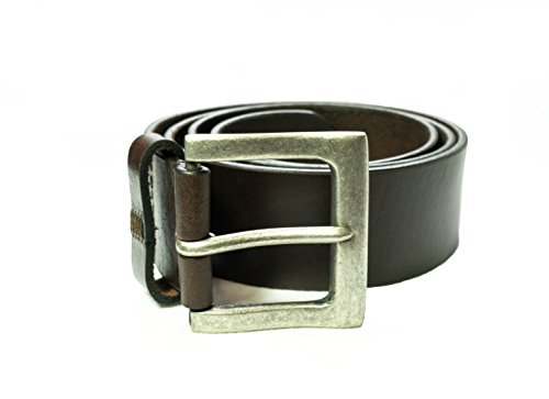Men’s Full Grain Leather Belt, Classic Dress Supple Soft Durable, For Work,4
