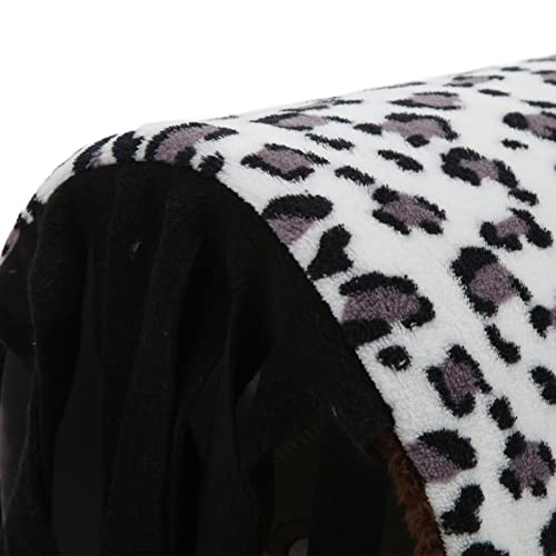 Cuccia a tunnel per animali domestici, leopardo a