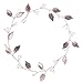 Produktbild Lurrose Bridal Stirnband Rose Gold verlässt Haarband Headpiece Headwear Haarschmuck für Hochzeit (FD609)