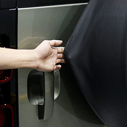 FINMOKAL Capa de pneu sobressalente de plástico prateado para Land Rover Defender 2020 2021 ABS