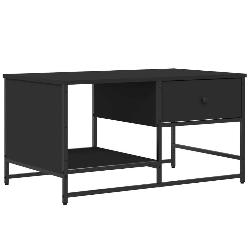 Table basse noire de salon pour vos moments de détente