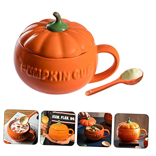 Tasse citrouille en céramique MAGICLULU idée cadeau originale orange