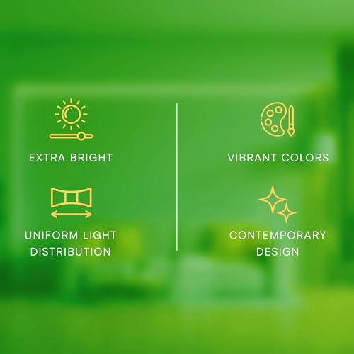 Image of MAGIK Ultima Square Sleek 20W (Green) LED Batten | T5 Tube Light | High Brightness Accent Light | Energy Efficient | Polycarbonate Body | Ideal for Home & Decorative Use | Pack of 1