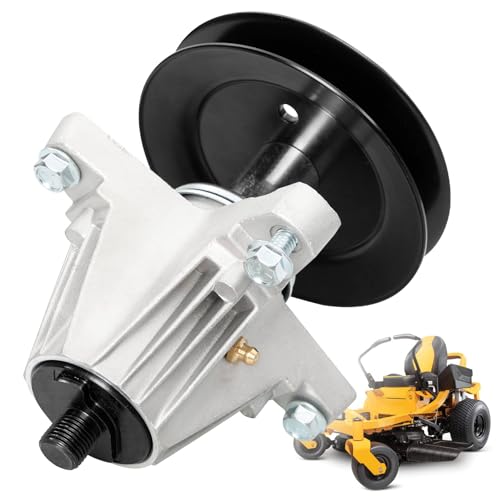 Deck Spindle Assembly Fit for Cub Cadet MTD Craftsman Troy Bilt 50-Inch Deck Mowers - Fits ZT1-50 ZT2-50 Z5600 Z5650 Mustang Z50 - Includes Bolts & Threads- Replaces 618-09256 618P09256