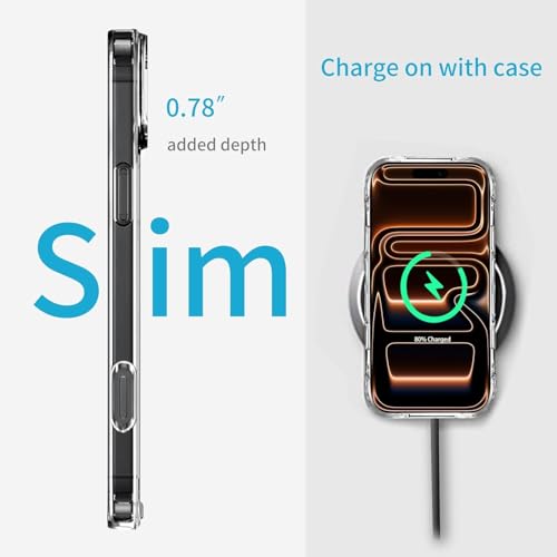 Image of ClearShield Transparent Back Cover for iPhone 17 Pro, Hybrid PC & TPU Shockproof Design, 360 Degree Protection Crystal Clear Case, Anti-Scratch Armor Mobile Phone Cover