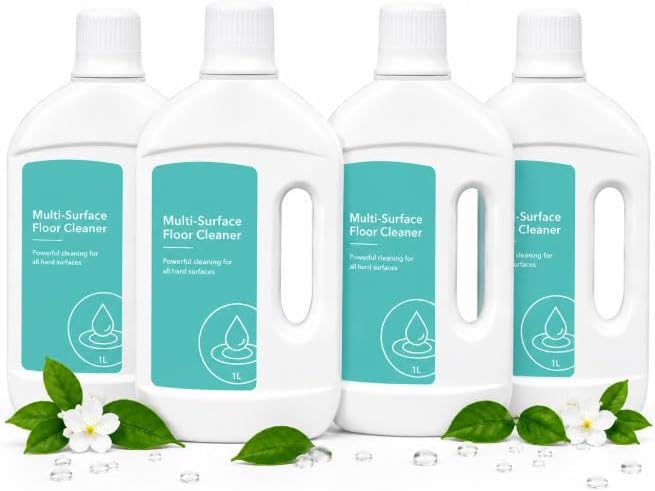 4Pack Floor Cleaning Solution Compatible With Dreame,Compatible With MOVA | Compatible With Dreame L10s Ultra/H12 Pro/L10sProUltra/X40Ultra/X30Ultra/L40Ultra/L20Ultra/L10sProGen2/X40Master/D10plus
