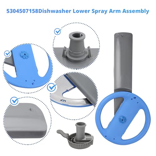 Image of 5304507158 Dishwashers Spray Arm Assembly Fit for Frigidaire Dishwashers