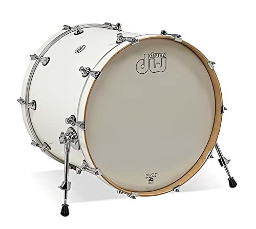 Drum Workshop Bass Drum, Gloss White (DDLG1822KKWH)