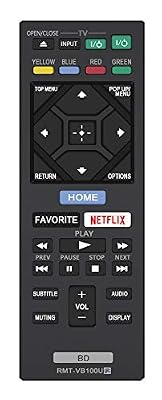 New RMT-VB100U RMT-VB201U Blu-Ray Player Remote Compatible with Sony Player BDP-BX350 BDP-BX550 BDP-BX650 BDP-S1500 BDP-S2500 BDP-S2900 BDP-S3500 BDP-S4500 BDP-S5500 BDP-S6500 BDP-BX370 BDP-S3700
