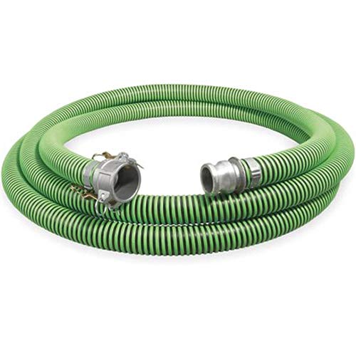 Eagle Hose A004-0329-3510 Jgb Enterprises 2" X 10' Green And Black Suction Cxe Aluminum Camlocks Banded, 2.43" Od, Epdm #TOP20