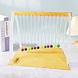 DSQSTMR Newtons Cradle Pendulum Balls Cool Science Gadgets Kinetic Physics Toys Desktop Decorations