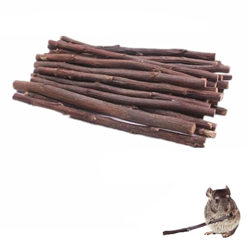 Juguetes para Masticar para Animales,Hámster Juguetes para Masticar,Palitos Manzana,Hámster Juguetes para Masticar Roedores,Palitos de Manzana Roedores,Palos Masticables De Madera De Manzana,50g