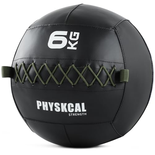 PhysKcal 6 kg Medicine Wall Ball Rutschfester Gewicht Bälle