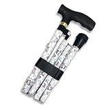 CaneCraft Designer Folding Cane for Men and Women – Lightweight Adjustable Walking Stick with Fritz