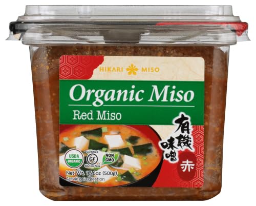 H.ikari Red Miso 17.6 oz Pack of 8