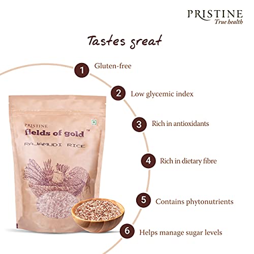 Image of PRISTINE Fields of Gold Rajamudi Rice, 1kg each - Pack of 4