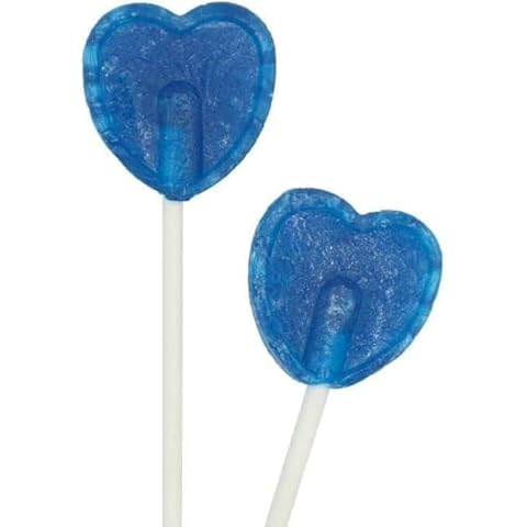 30 Blue Heart Shaped Lollipops for Any Occasion Cover