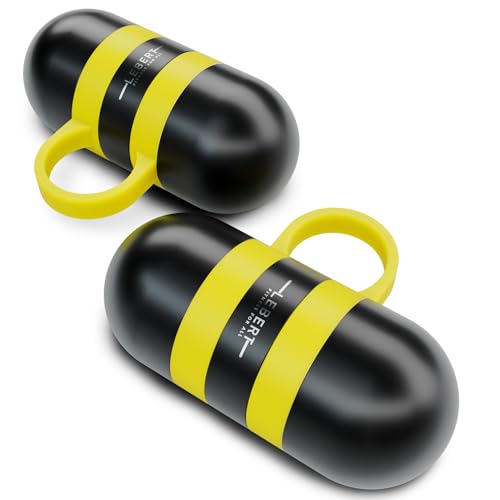 Lebert 3 lb Cardio Hand Weights – Stainless Steel Pair