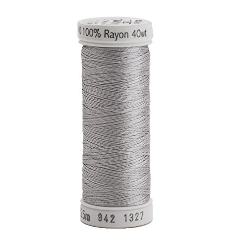 Hilo de rayón Sulky Of America 268d, 40wt, 2-ply, 250 yardas, gris susurrante oscuro miniatura 1