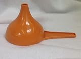 Tupperware Burnt Orange Large Funnel