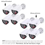 BNT-Dummy-Fake-Security-Camerawith-One-Flashing-Red-LED-Lightfor-Home-and-Businesses-Security-IndoorOutdoor-4-Pack-White