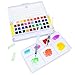 Art-n-Fly 40 Watercolor Paint Set Portable Water Colors Set Includes Water Brushes Sponges Mixing Palette