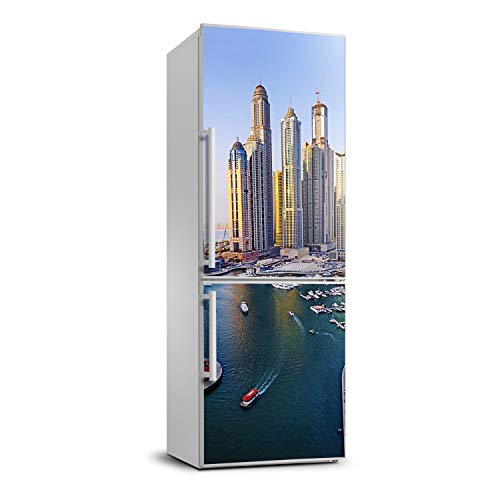 Cubierta del refrigerador autoadhesiva 70x190 cm para ocultar imperfecciones y decorar paredes 2