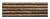 Noce Travertine Honed 3/4 X 12 Bullnose Liner - Standard Quality - BOX of 15 PCS