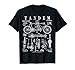 Tandem Bicycle Cycling Cyclist Biker Bike Vintage Patent T-Shirt