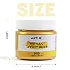 ARTME Acrylic Paint Metallic Gold, 100ml Gold Leaf Paint for Art Painting, Hand-crafts, Non-Toxic, Non-Fading Gold Paints Ideal for Canvas, Wood, Fabric, Ceramic, Stone Craft Supplies #2