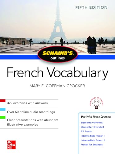 Schaum'S Outline Of French Vocabulary, Fifth Edition (Schaums' Humanities Soc Scienc)