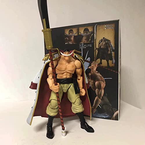 Nrgdwxz Anime Figure,One Piece Four Emperors White Beard Daddy Edward Newgate Action Anime Figure Desktop Decoration Doll Birthday Present Best Gifts For Adult #TOP3
