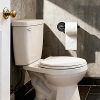 Industrial Pipe Toilet Paper Holder, Heavy Duty Rustic Iron Rack — image 3