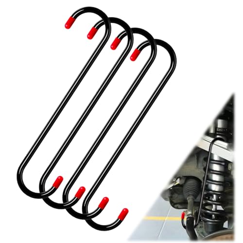 4PCS Brake Caliper Hangers with Rubber Tips