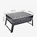 BBQ Grill Outdoor Gas grill Portable Folding Barbecue Charcoal Grill Easy Assemble And Remove Barbecue Cooking Set BBQ Grill Grilling Camping Grills
